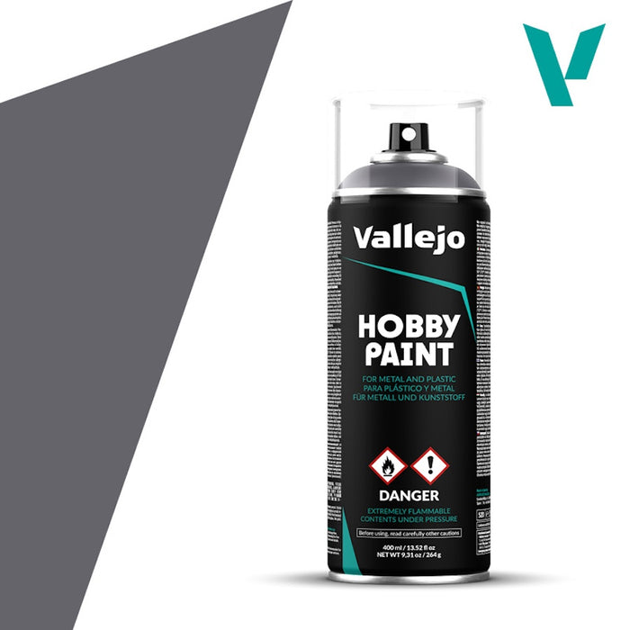 28.031 Primer Gris Metalizado (400ml) - Vallejo: Hobby Paint Aerosol