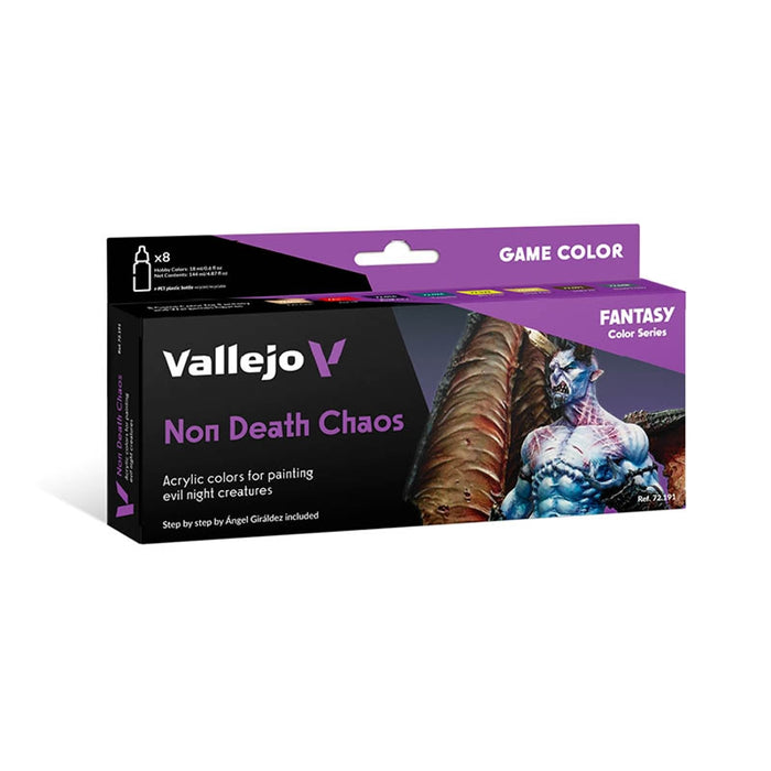 Non Death Chaos Paint Set (8x18ml) - Vallejo: Game Color, Fantasy Color Series